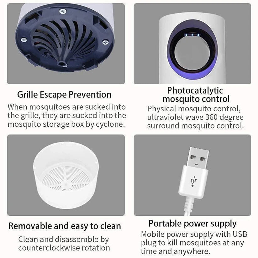 Mahin GlowTrap™ LED Mosquito Killer Lamp